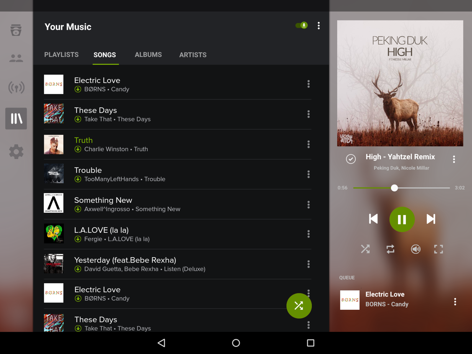 Spotify Free For Android Tablet